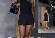 Vestido ADN, mini negro
